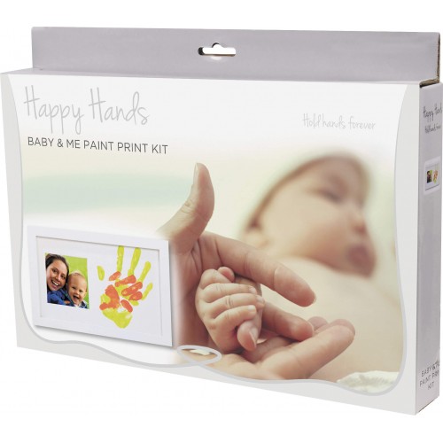 Happy Hands - Rama foto cu amprente mama si bebe - egato.ro